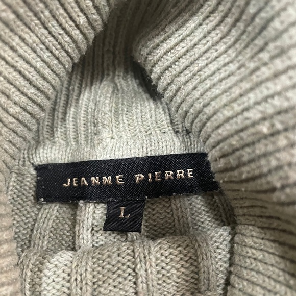 Light Olive Turtleneck Sweater - Picture 3 of 4